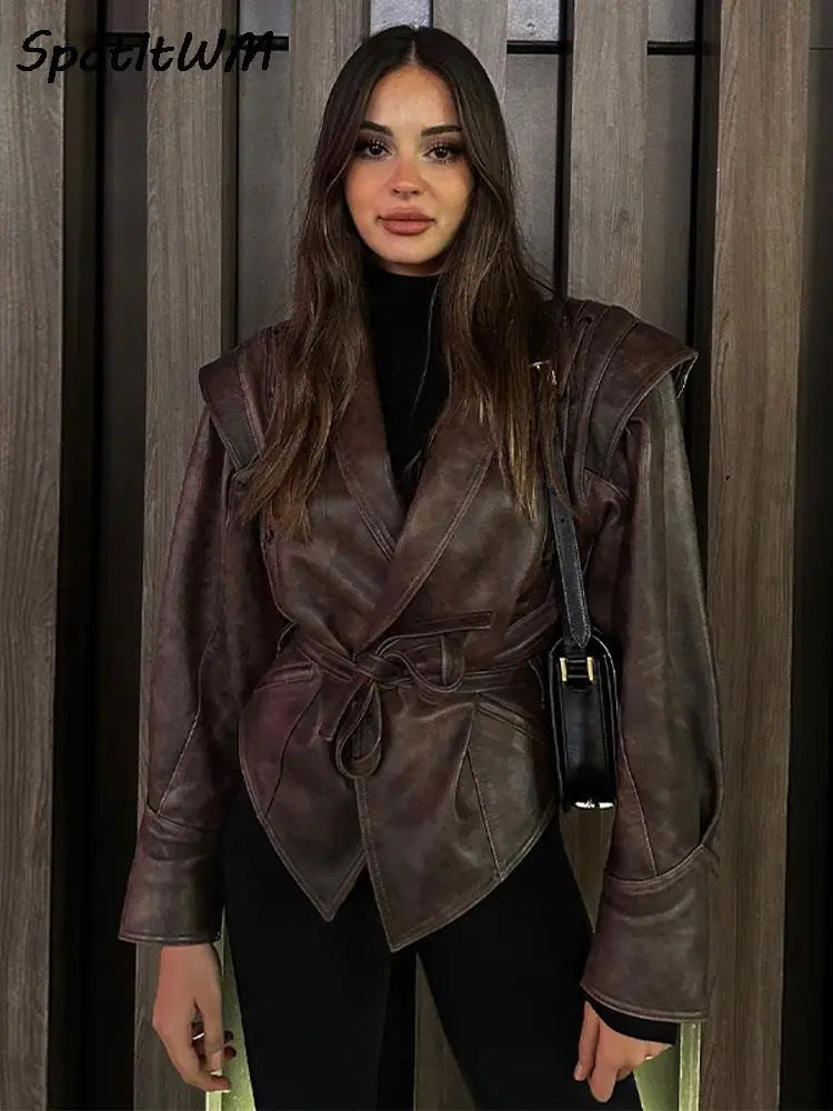 giacca ecopelle kim