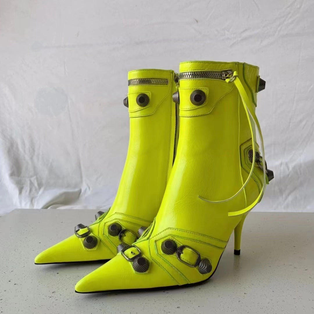 stivaletto 6 e 8 cm simil balenciaga