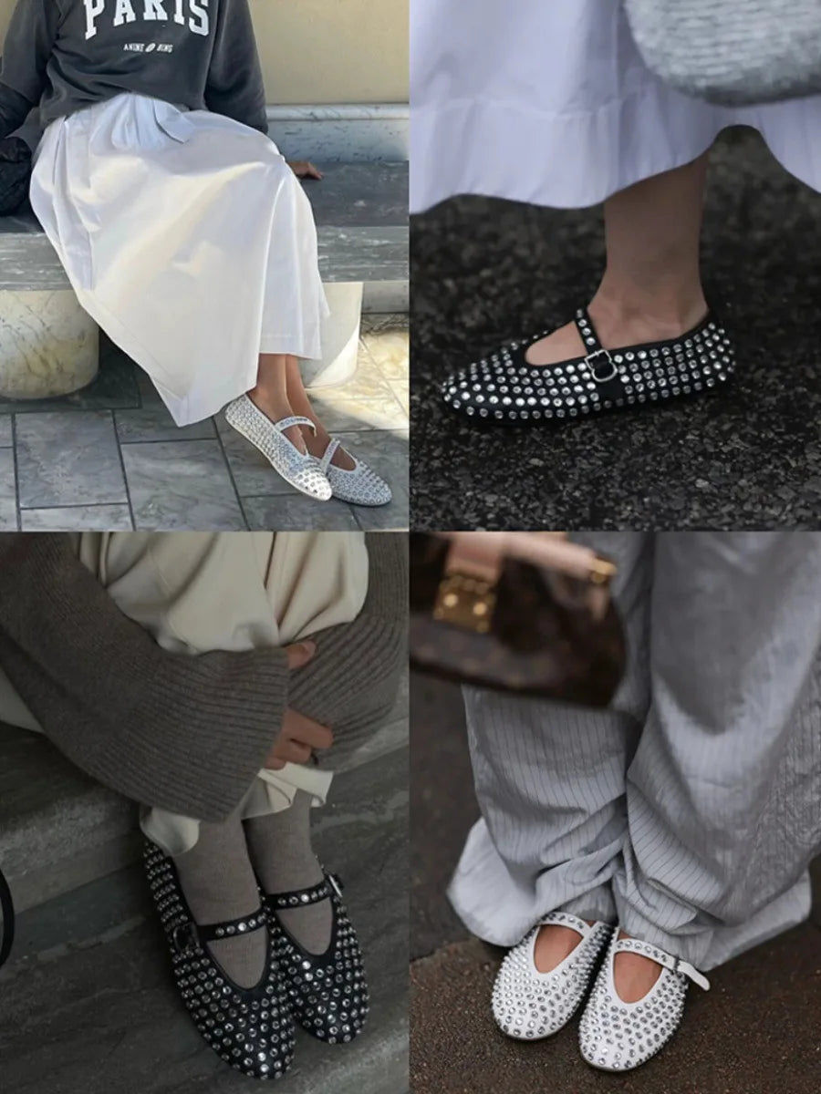 ballerine borchie