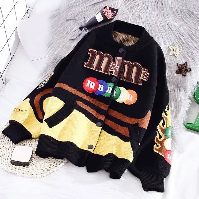 Cardigan m&amp;ms