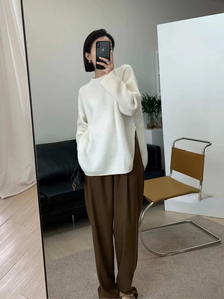 pullover lavorato a maglia